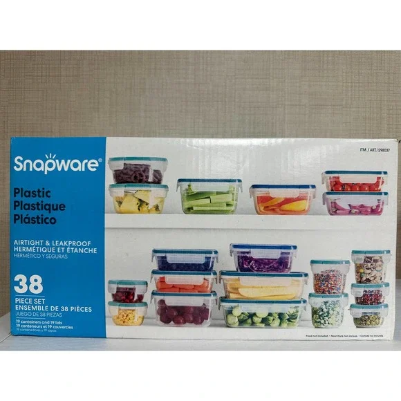 Snapware Container Blue Snaps Snapware | Kitchen | Snapware 32 Piece Food Storage Containers Set ...